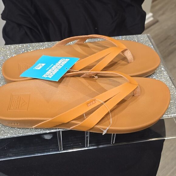 Reef Cushion Spring Joy Flip-Flop Sandals- Natural - Picture 10 of 11